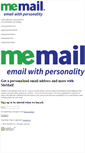 Mobile Screenshot of memail.com